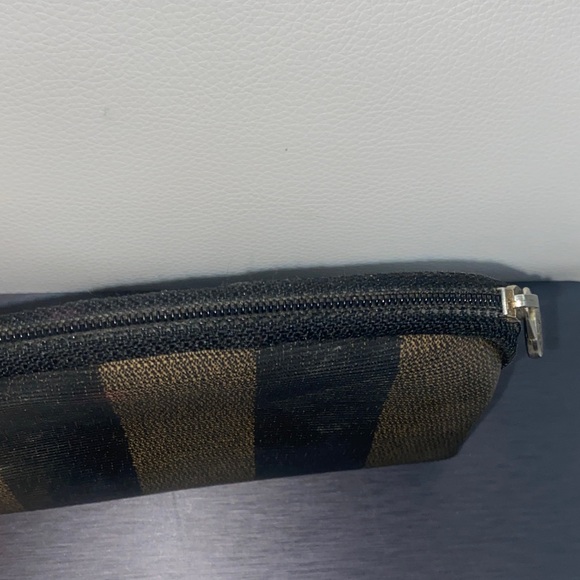 Authentic vintage Fendi Pequin stripe cosmetic pouch - Picture 4 of 10